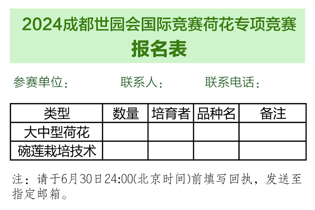 报名表