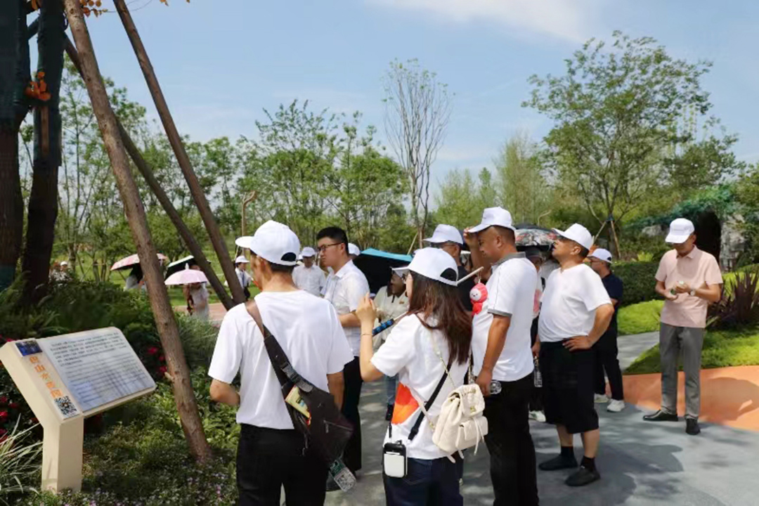 巴中园讲解员现场讲解服务照片